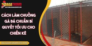 Cách làm chuồng gà đá chuẩn